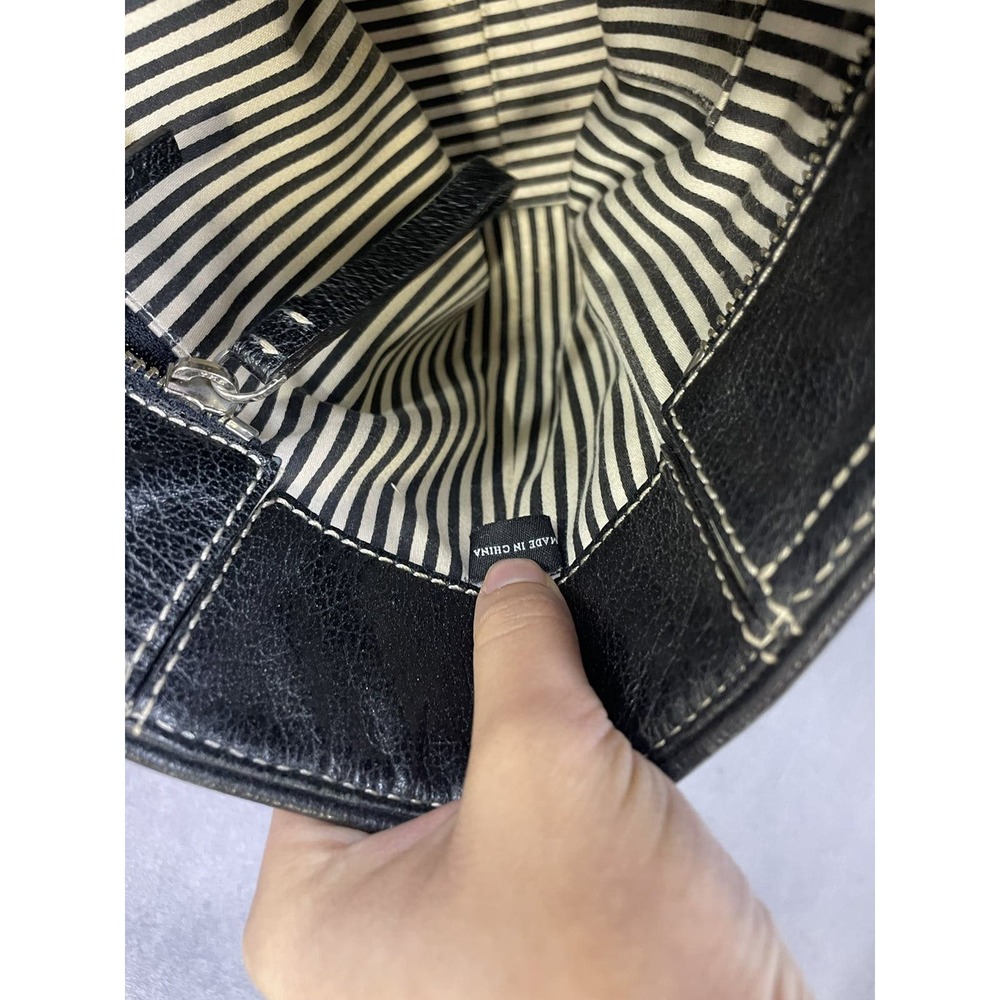 Vintage Kate Spade‎ Black Leather Purse Shoulder Bag Handbag - Picture 8 of 14